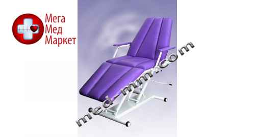 Купить Кушетка МК-2 массажно-косметологическая 3-х секционная с механическим регулятором высоты и подклокотниками цена, характеристики, отзывы